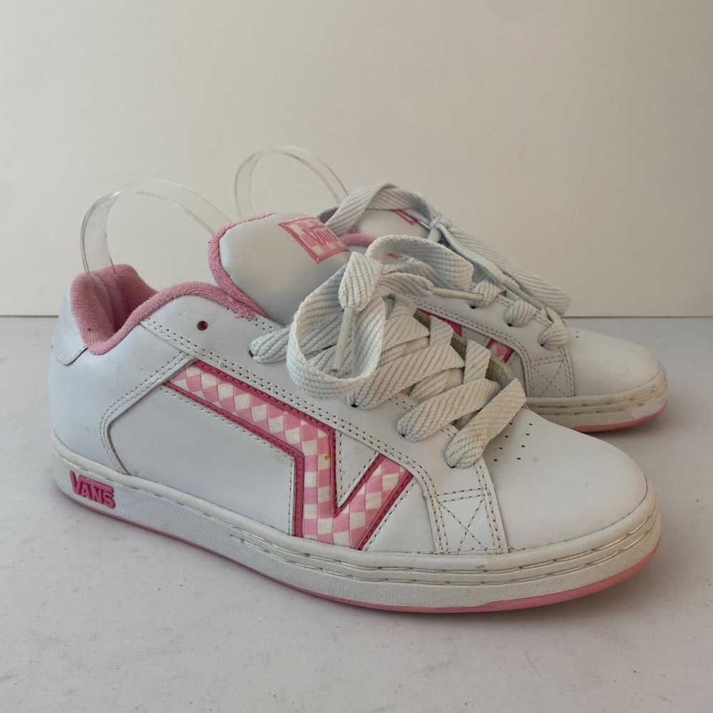 Vans Upland Y2K 90s 2000s Vintage Shoes Sneakers Baby Pink - Picture 9 of 9